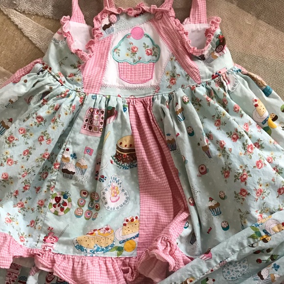 Gorgeous Baby Dress & Pant Set *ONE OF A KIND - Picture 2 of 3